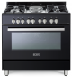 Elba Classic 90cm 4 Burner Gas /2 Solid Black Stove 9cx727b1 by Elba in Loadshedding Essentials, Shop By Room, Products, Kitchen, Appliances, Ovens, Stoves & Microwaves, Free Standing Stoves at House & Home.