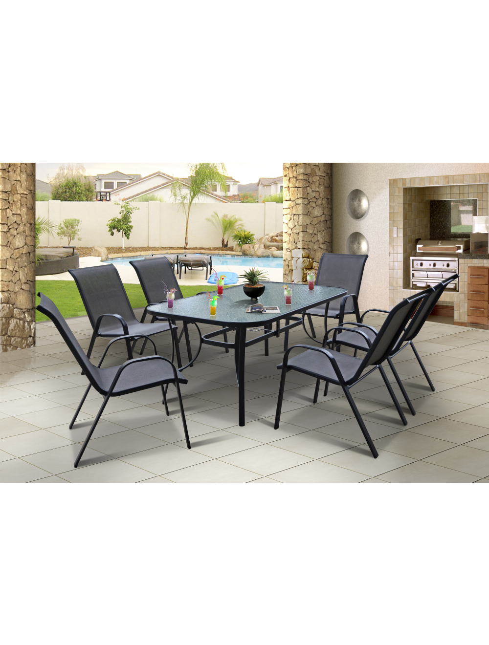 Samba 7 Piece Patio Suite