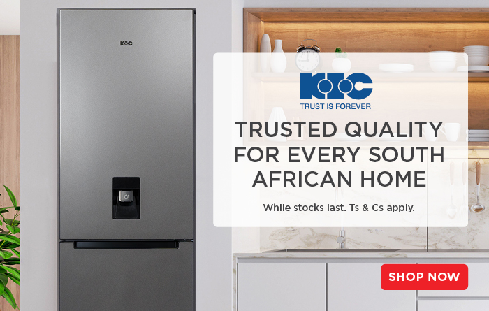 KIC TRUSTED QUALITY FOR EVERY SOUTH AFRICAN HOME While stocks Last. TS & Cs apply.