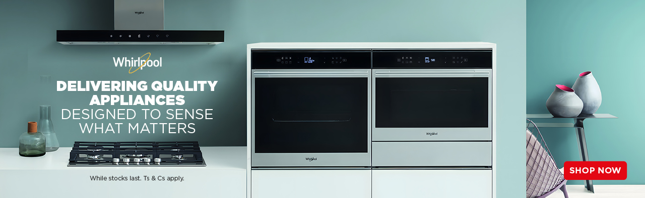 THE WHIRLPOOL RANGE
DELIVERING QUALITY APPLIANCES DESIGNED TO SENSE WHAT MATTERS
