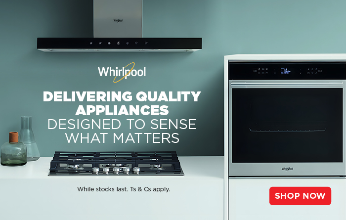 THE WHIRLPOOL RANGE
DELIVERING QUALITY APPLIANCES DESIGNED TO SENSE WHAT MATTERS
